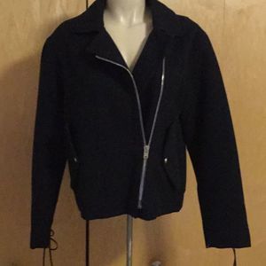 IRO asymmetric black jacket